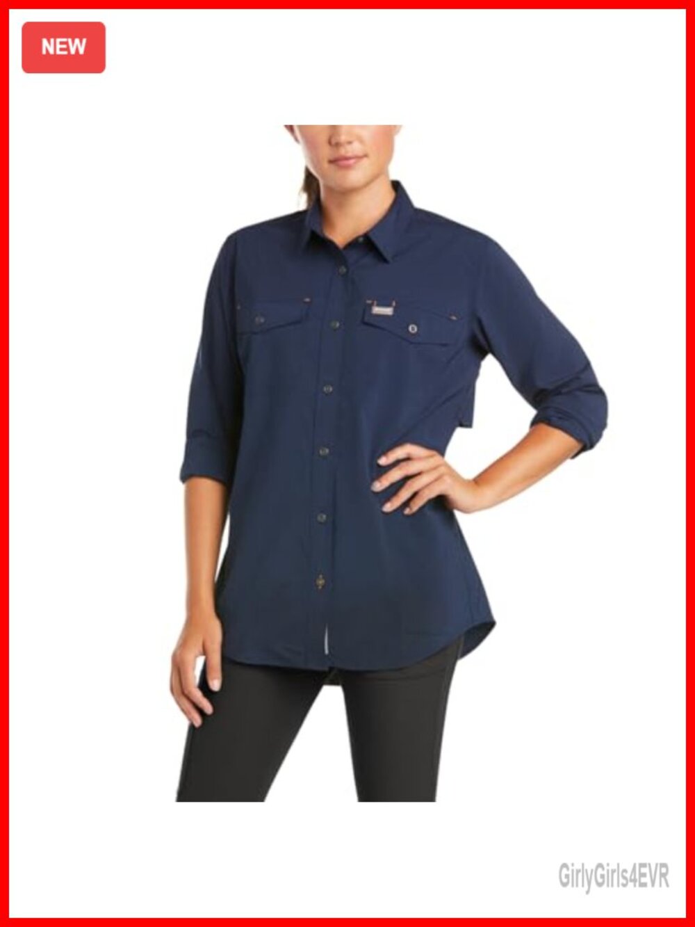ARIAT Rebar Made Tough Venttek Durastretch Work Shirt Long Sleeve Button